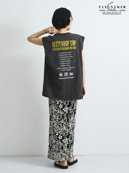 【VISION × Betty Boop™】ヴィンテージツアーノースリＴシャツ≪洗濯機で洗える≫