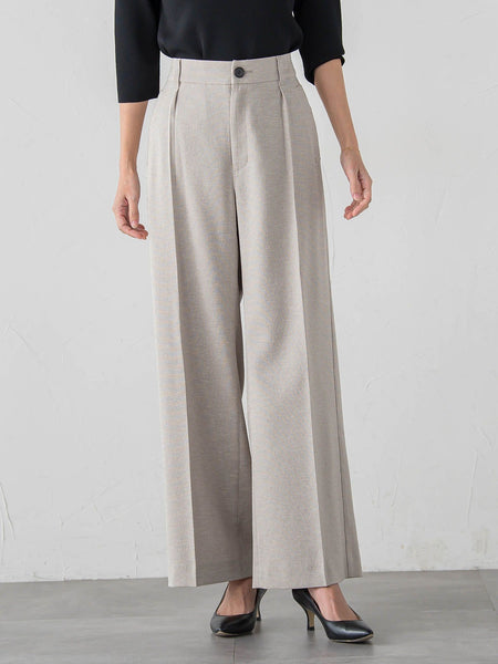 【大きいサイズ】リネンライクオックスパンツ