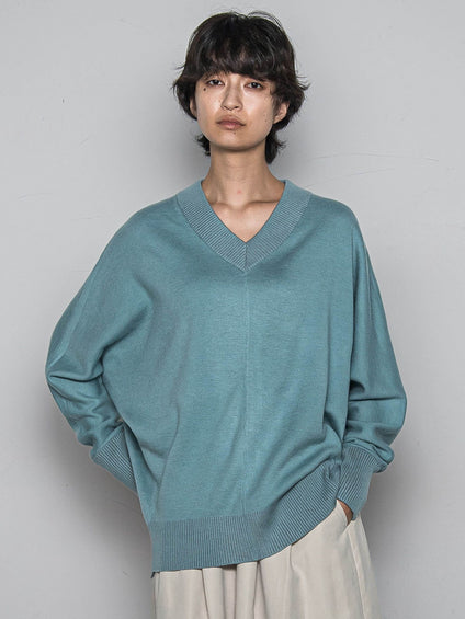 今日の気分で着回せるリバーシブルニット≪手洗い可能≫