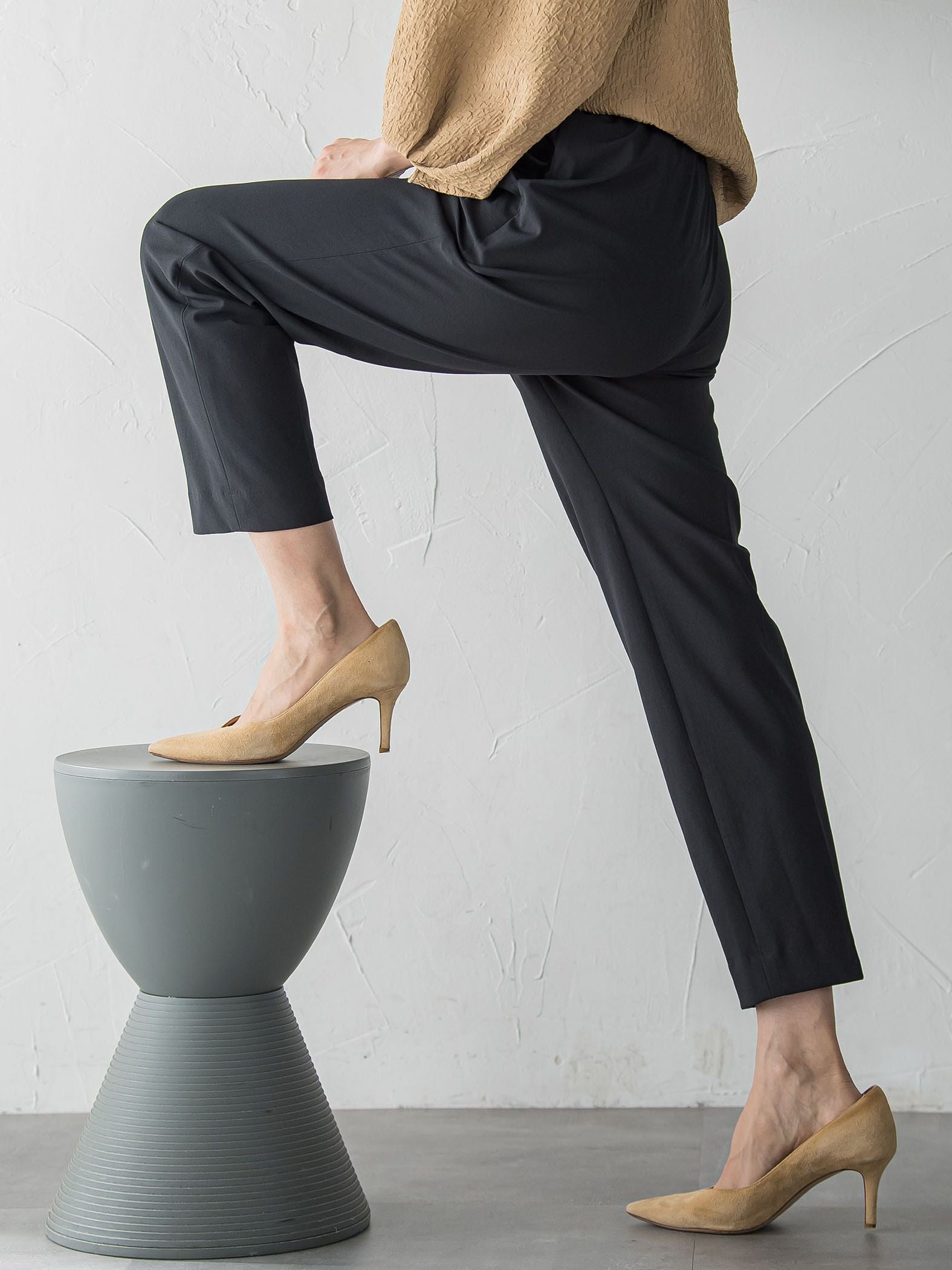 【追加生産】【WEB限定】Active Beautyテーパードパンツ≪13号・15号あり/洗濯機で洗える≫