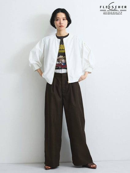 【VISION × Betty Boop™】ヴィンテージツアーノースリＴシャツ≪洗濯機で洗える≫