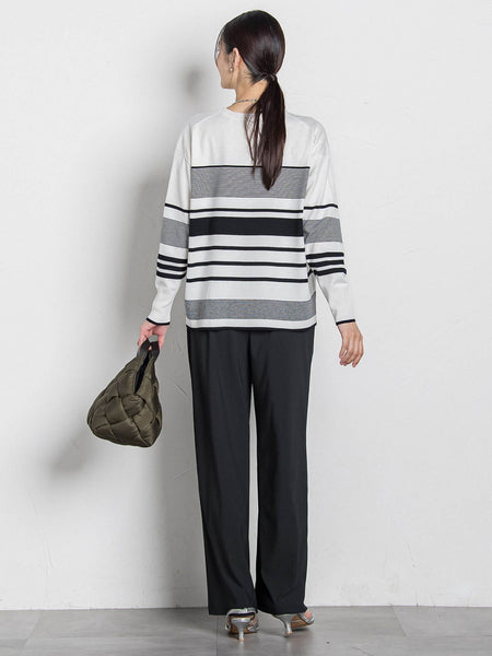 【WEB限定】Active Beautyワイドパンツ≪洗濯機で洗える≫