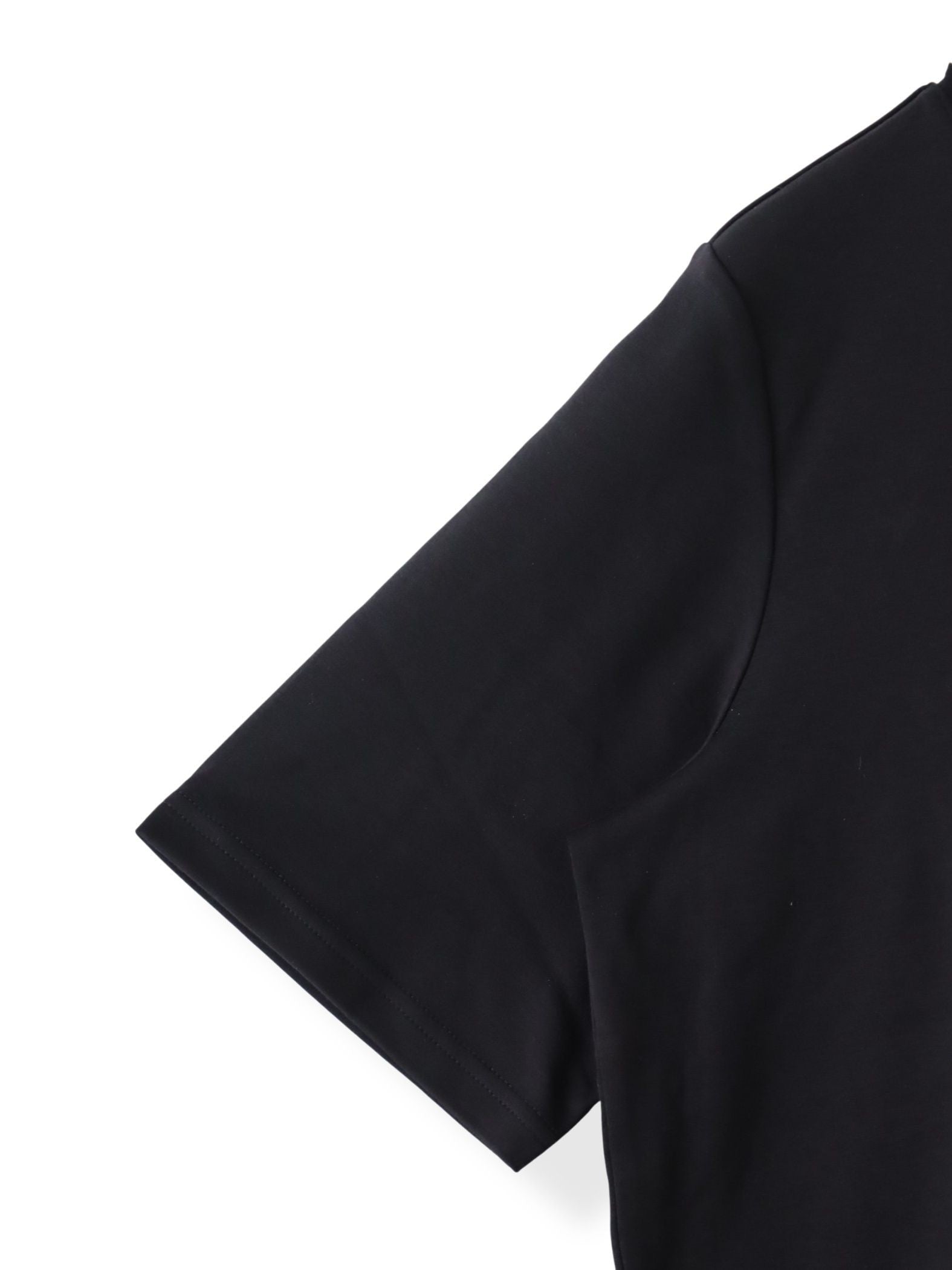 【大きいサイズ】裾レース切り替えTシャツ