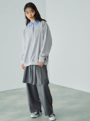 ラッププリーツスカートセットパンツ≪手洗い可能≫