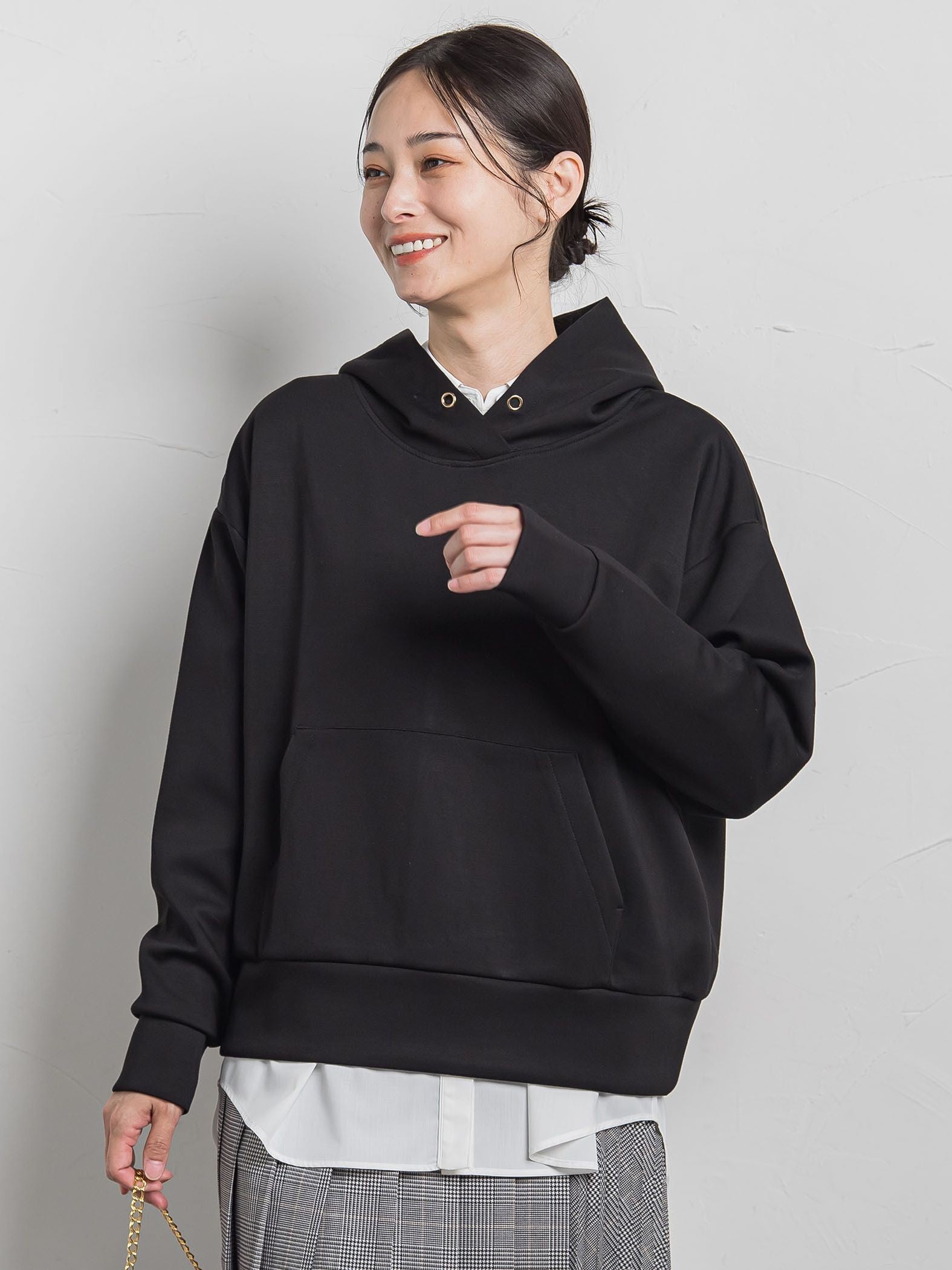 【WEB限定】ふんわリッチパーカー≪手洗い可能≫