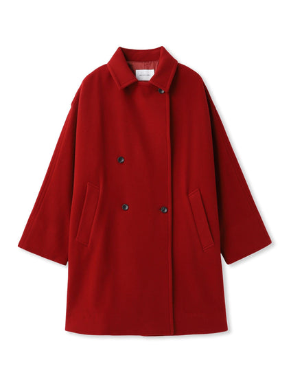 ラムウールダブルカラーコート