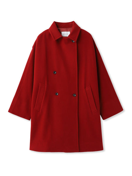 ラムウールダブルカラーコート