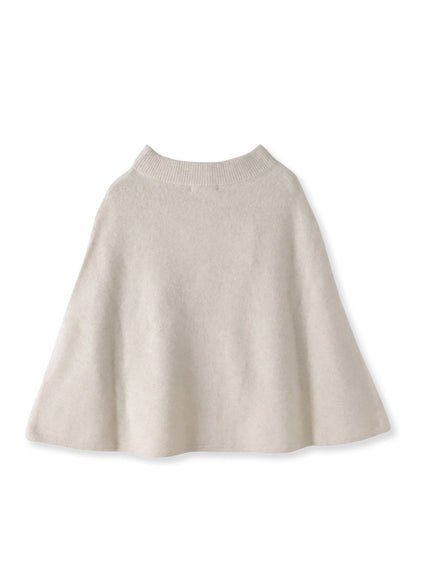 【大きいサイズ】【biyori】ケープニット≪手洗い可能≫