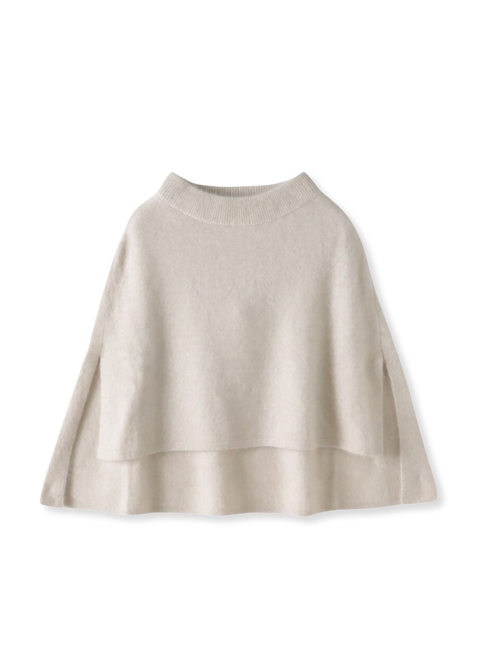 【大きいサイズ】【biyori】ケープニット≪手洗い可能≫