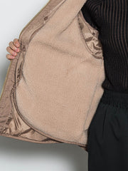 【WEB限定】4WAYキルティング×ボアブルゾン≪手洗い可能≫