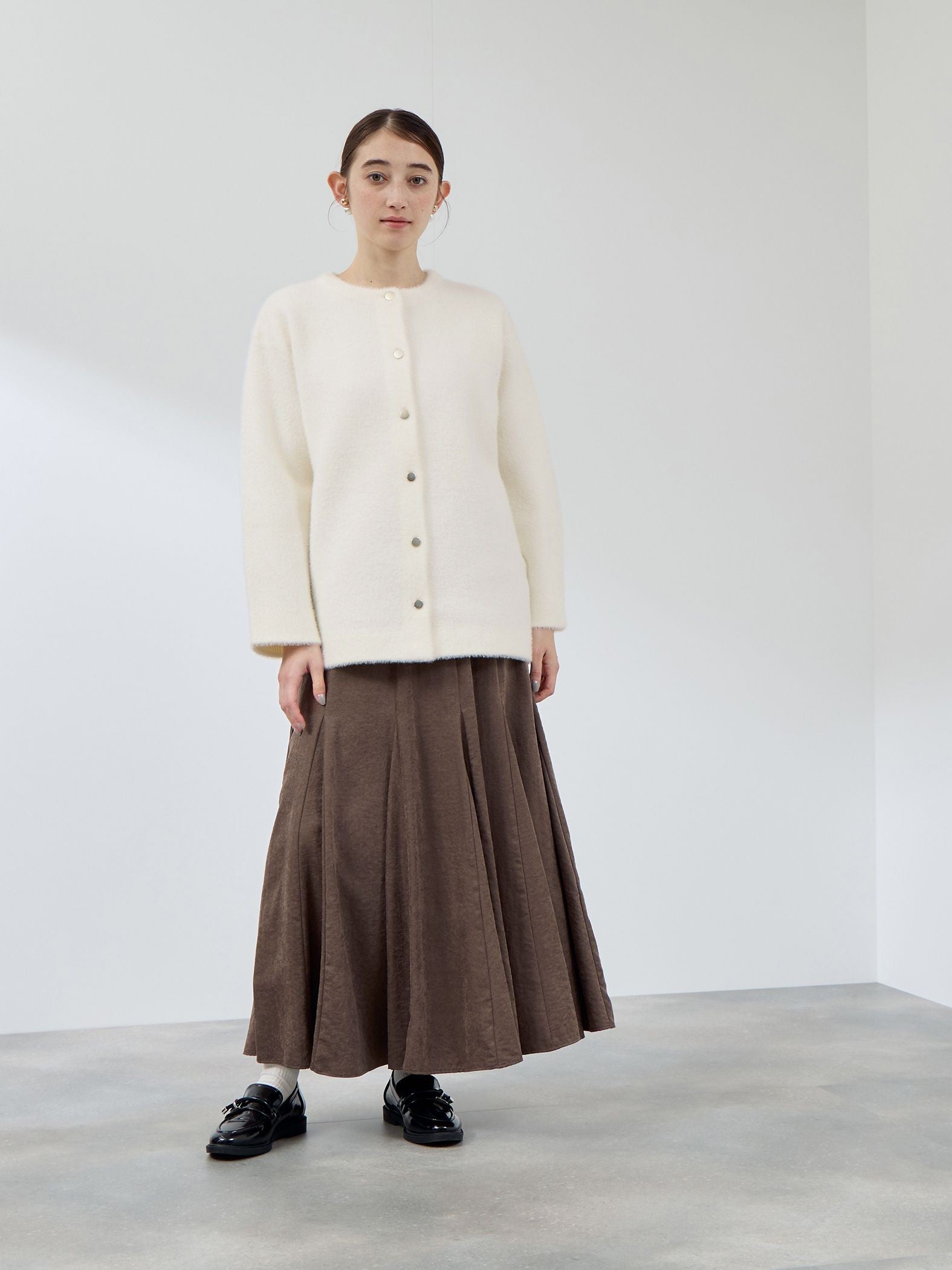 フェレットタッチWフェイスニットジャケット≪手洗い可能≫