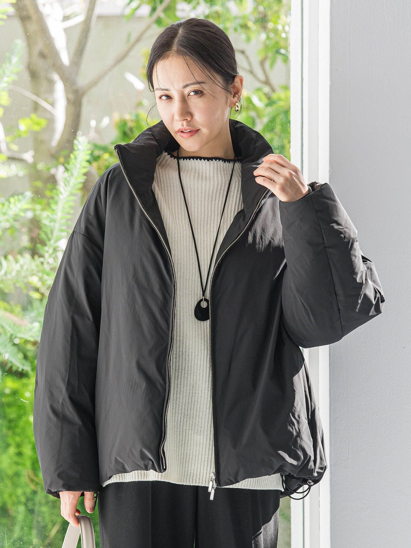 スタンドカラーダウンブルゾン≪WEB限定11号サイズ≫