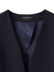 【WEB限定 13号】トリクシオンノーカラージャケット≪セットアップ対応/手洗い可能≫