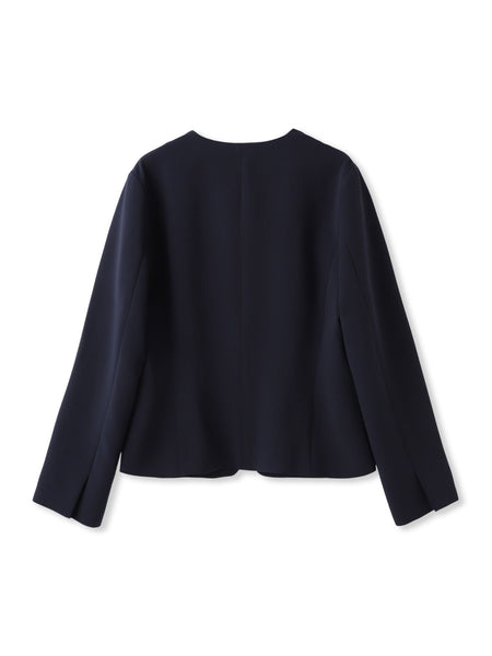 【WEB限定 13号】トリクシオンノーカラージャケット≪セットアップ対応/手洗い可能≫