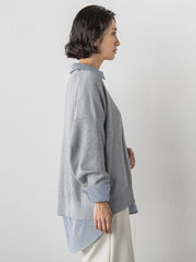 【WEB限定】”3コーデが叶う2点セット”ニット×シャツ