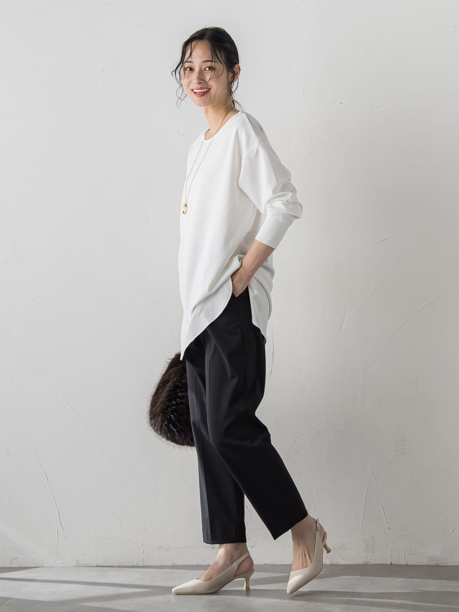 【WEB限定MTサイズ】季節をつなぐTシャツブラウス