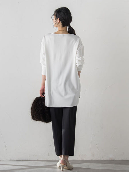 【WEB限定MTサイズ】季節をつなぐTシャツブラウス
