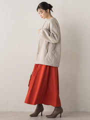 メランジブランケットコート