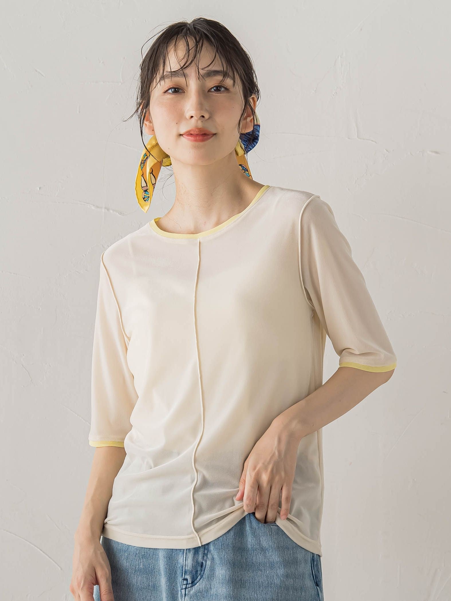 シアーベロアTシャツ