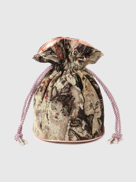 ミィ様　５点おまとめ　ジャガードマルシェバッグ　巾着袋 ミィ様 5点おまとめ ジャガードマルシェバッグ 巾着袋 ミィ様 5点お