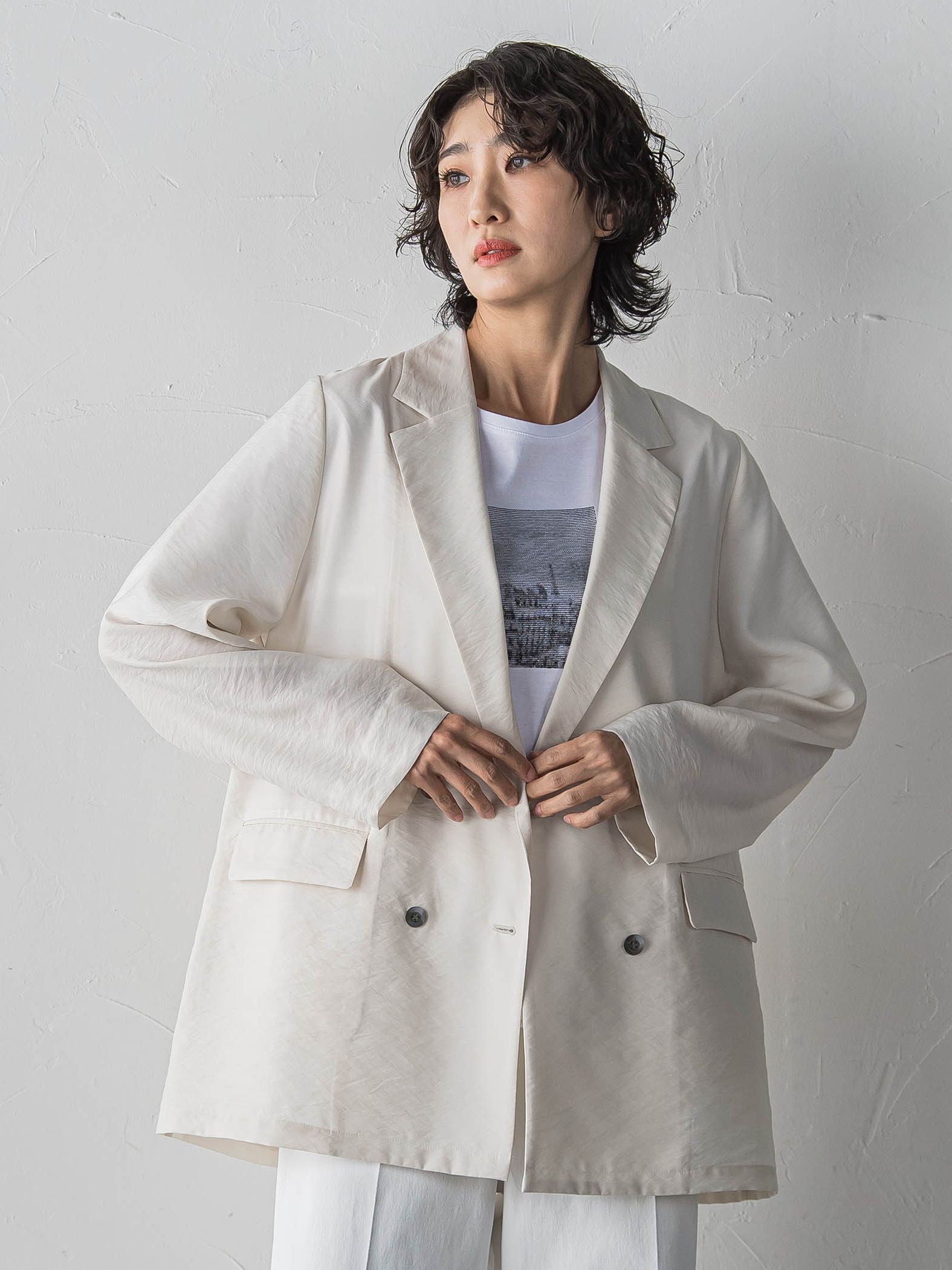 【大きいサイズ】刺繍Tシャツ