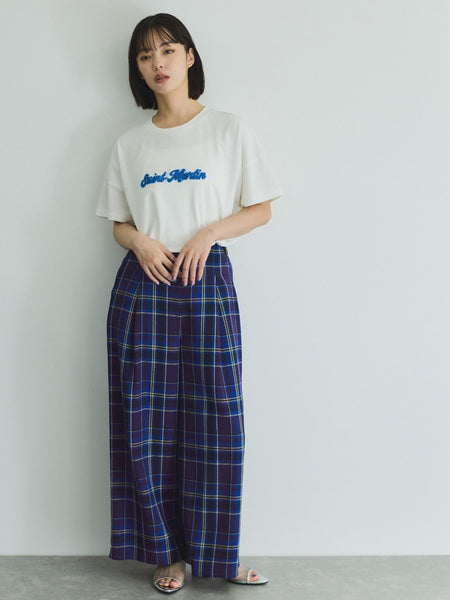 さがら刺繍ロゴTシャツ≪洗濯機で洗える≫