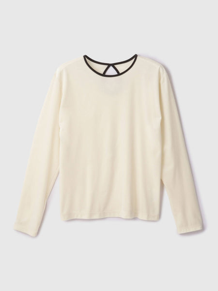 シアーベロアロングスリーブカットソー【日本製】