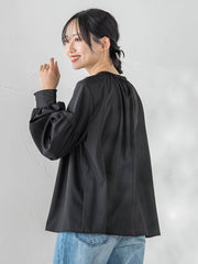 ブレードブラウス≪洗濯機で洗える≫