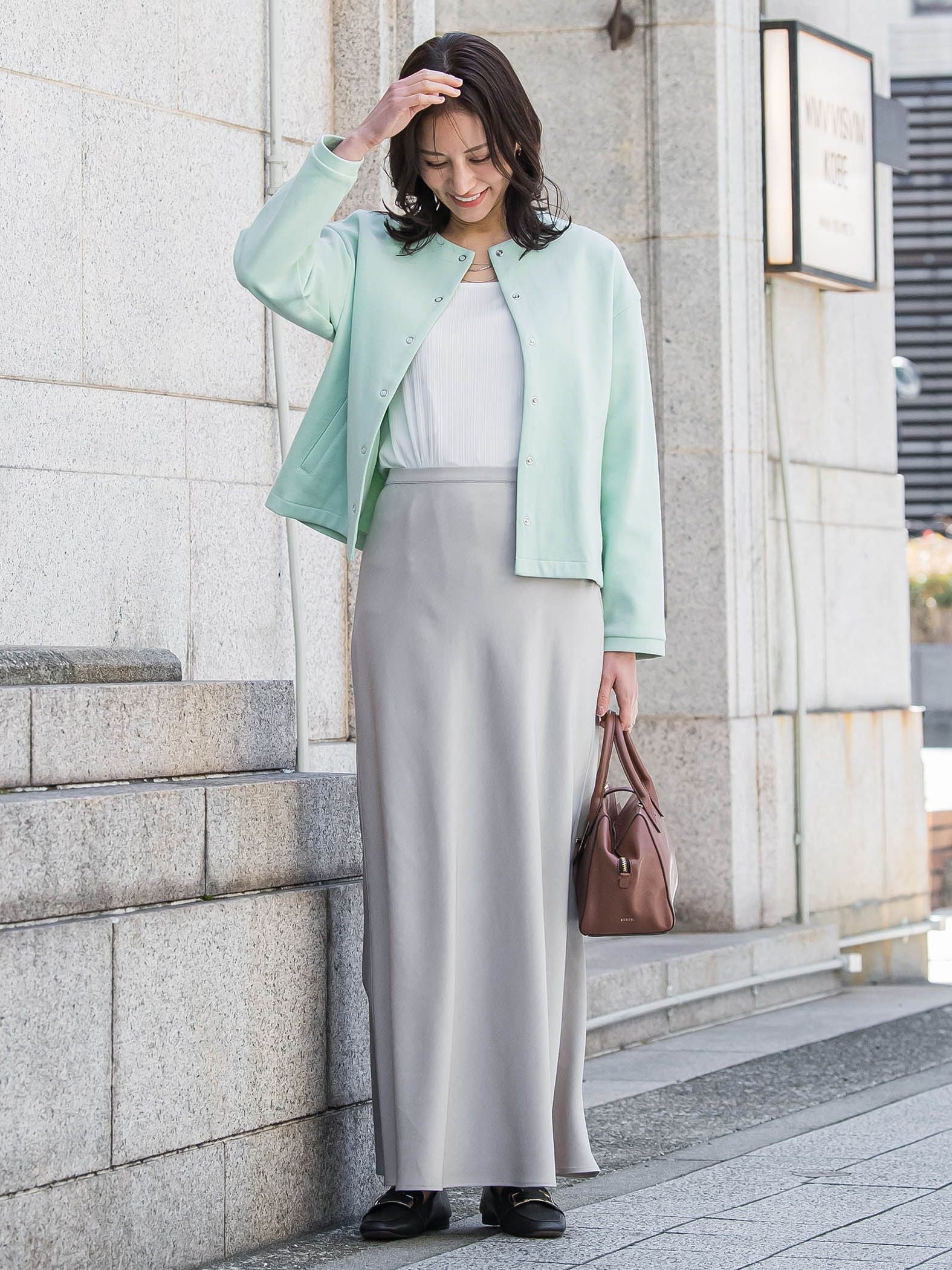 【WEB限定】美フォルムデイリーカーディガン