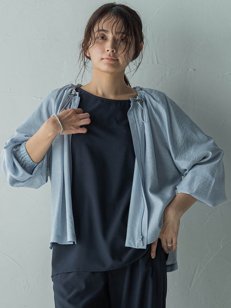 高級ブランド 叶えるフーディシャツブルゾン≪洗濯機で洗える≫ GREY MAYSON | トップス