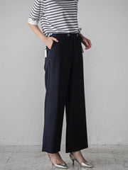 ノンウールツィードパンツ≪洗濯機で洗える/セットアップ対応≫