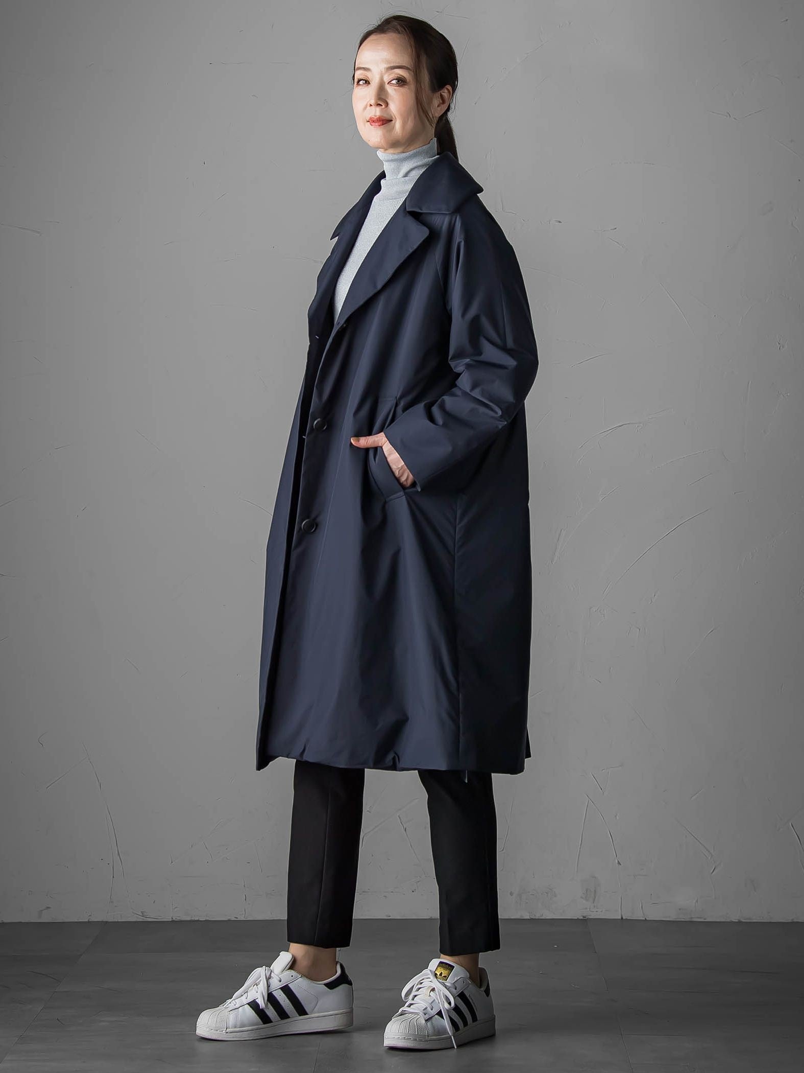 <保温・蓄熱>空気をまとう”軽暖”コート