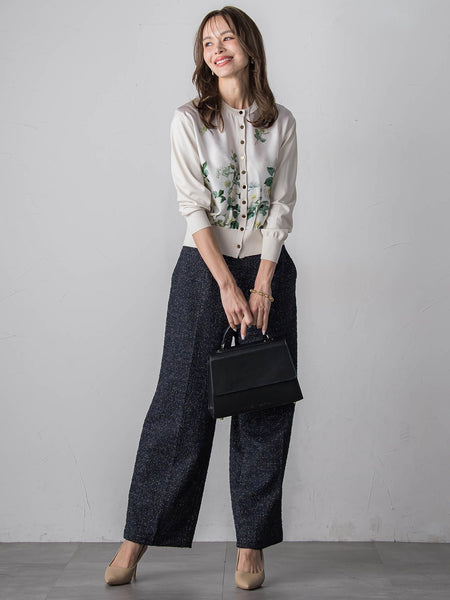 クリスマスローズカーディガン