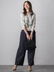 クリスマスローズカーディガン