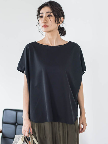 【WEB限定】ゆったりシルエットカットソー≪洗濯機で洗える≫