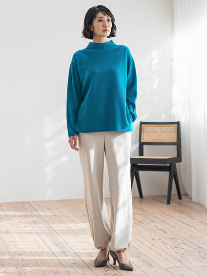 【大きいサイズ】配色CHESSニット