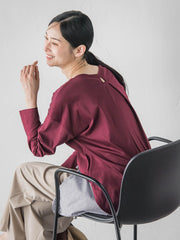 【WEB限定】≪背中美人革命≫汗染み防止バックポイントロンT