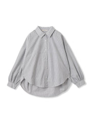 起毛バックヨークテープブラウス