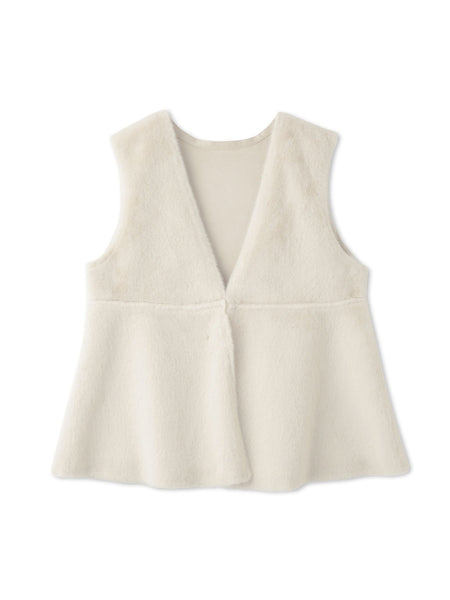 フェイクムートンファーペプラムジレ