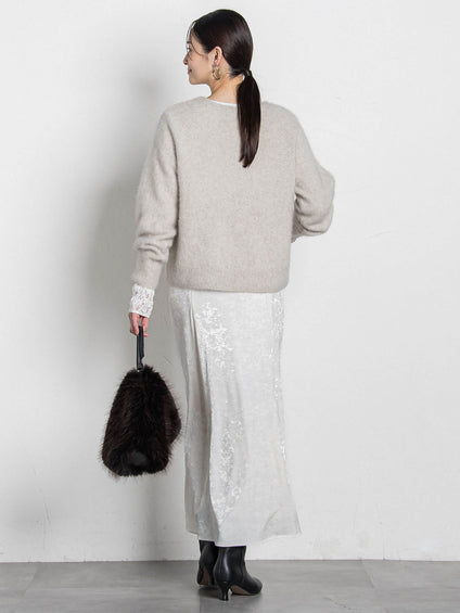 フォックスカシミヤニット≪洗える≫