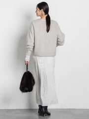 フォックスカシミヤニット≪洗える≫