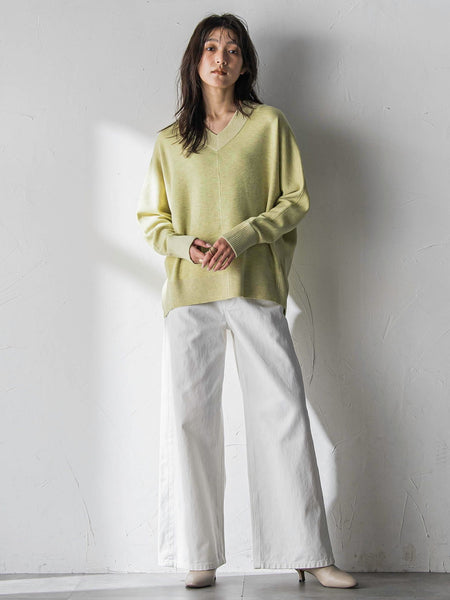 【新色追加】今日の気分で着回せるリバーシブルニット≪手洗い可能≫