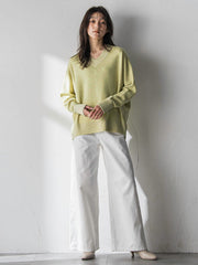 【新色追加】今日の気分で着回せるリバーシブルニット≪手洗い可能≫