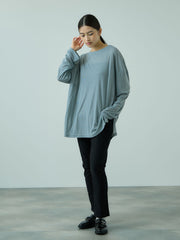 セミシアーオーバーサイズカットソー≪手洗い可能≫