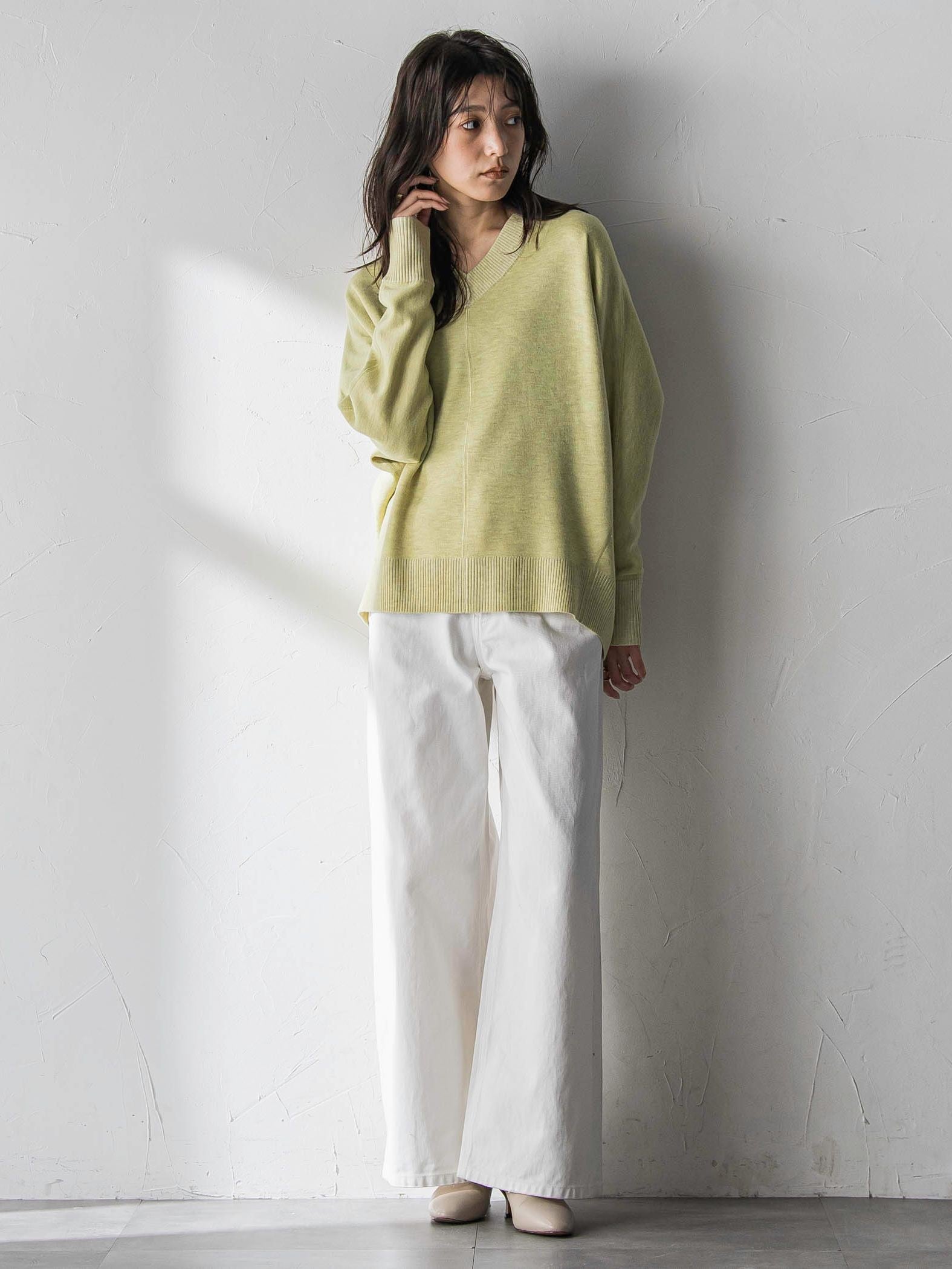 【新色追加】今日の気分で着回せるリバーシブルニット≪手洗い可能≫