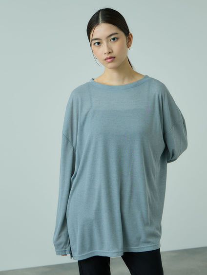 セミシアーオーバーサイズカットソー≪手洗い可能≫