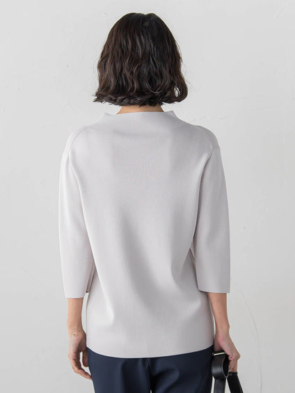 モックネックニット