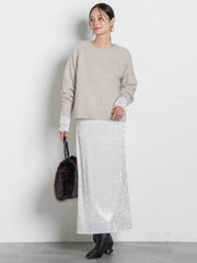 フォックスカシミヤニット≪洗える≫