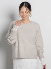 フォックスカシミヤニット≪洗える≫