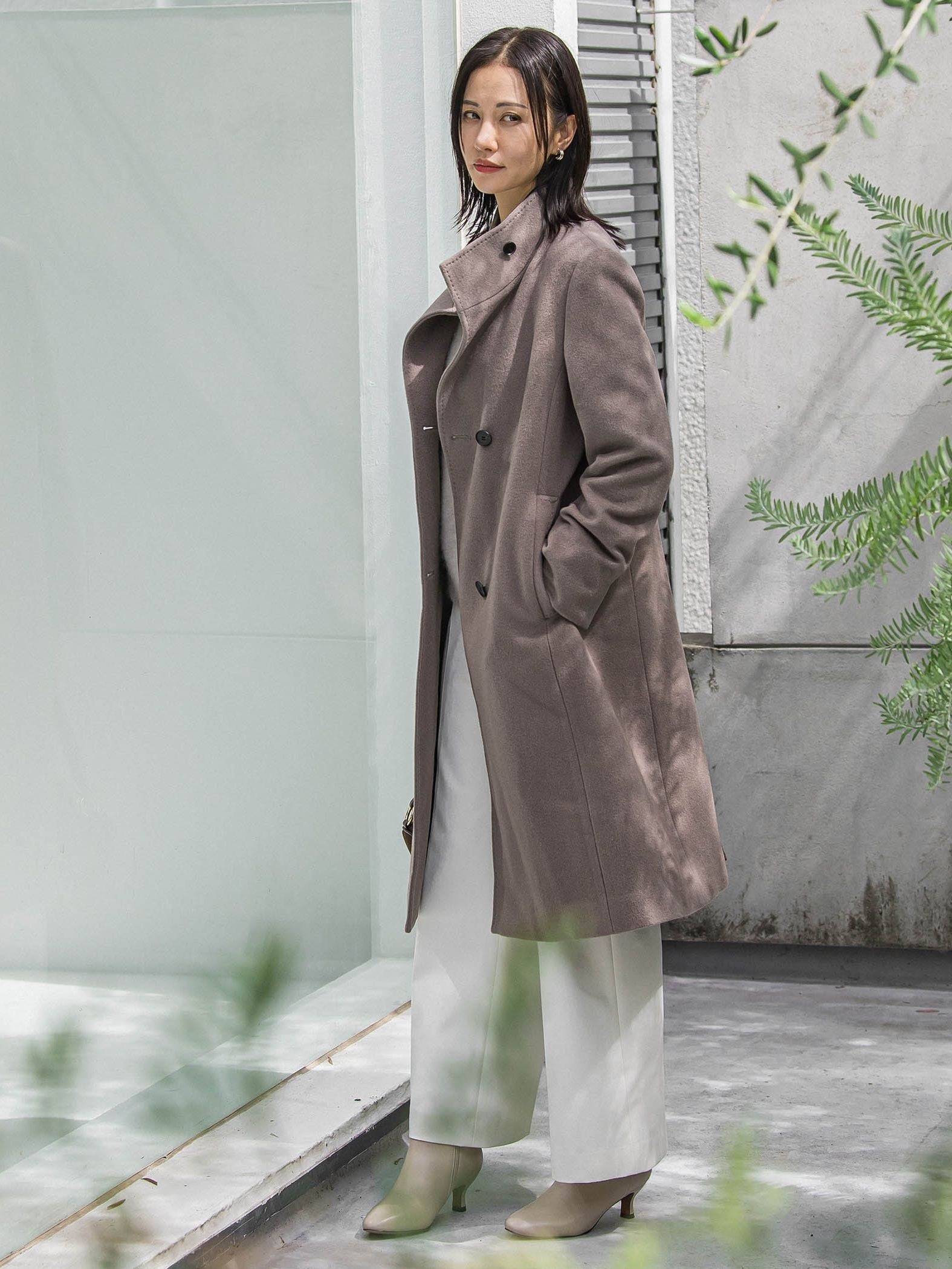 【カタログ掲載】プレミアムウールカシミヤロングコート